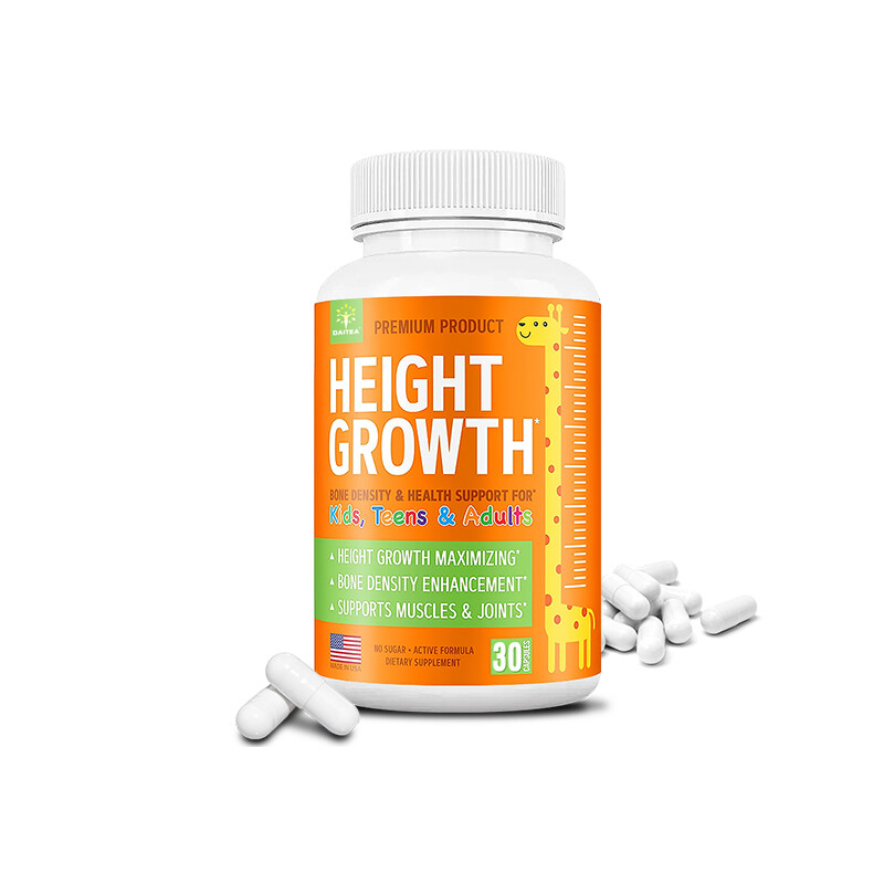 Height Growth Growth Supplement Unisex No Side Effects Bone Density Support