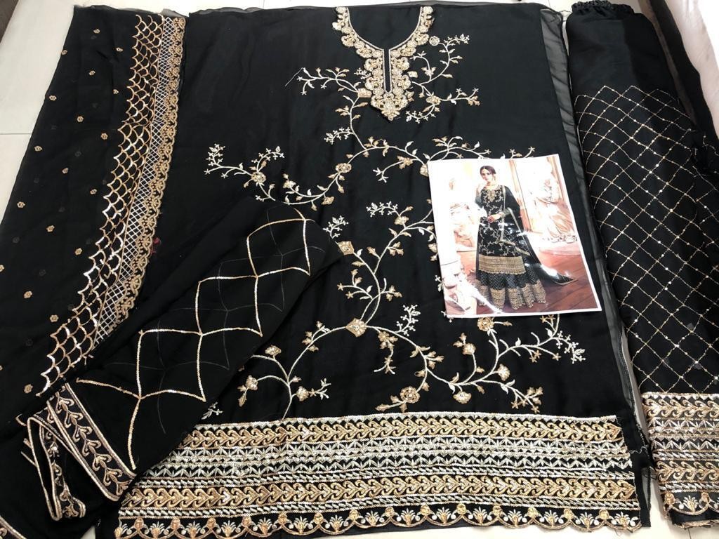 Tuta Bollywood indiano Kameez Salwar festa donna abito Anarkali pakistano - Foto 30 di 85