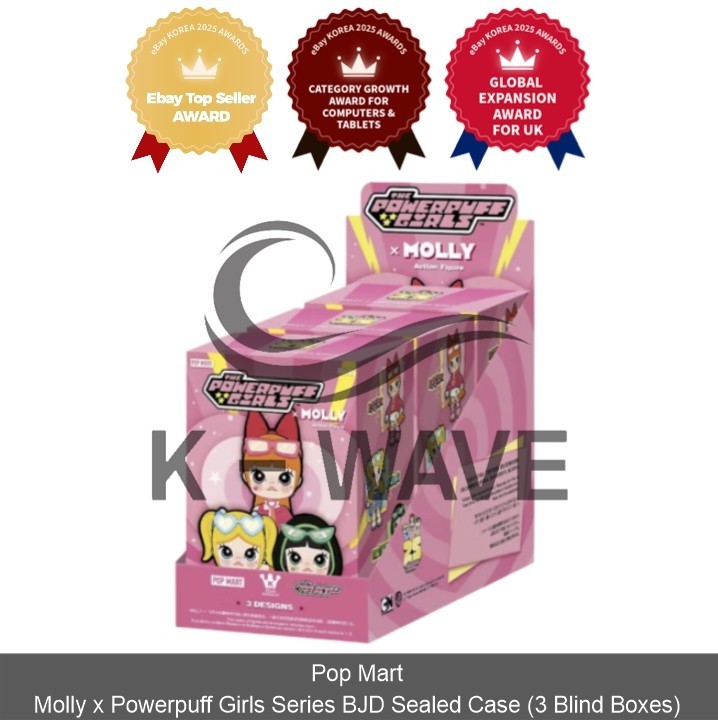 Étui scellé Pop Mart Molly x Powerpuff Girls Series BJD (3 boîtes aveugles)