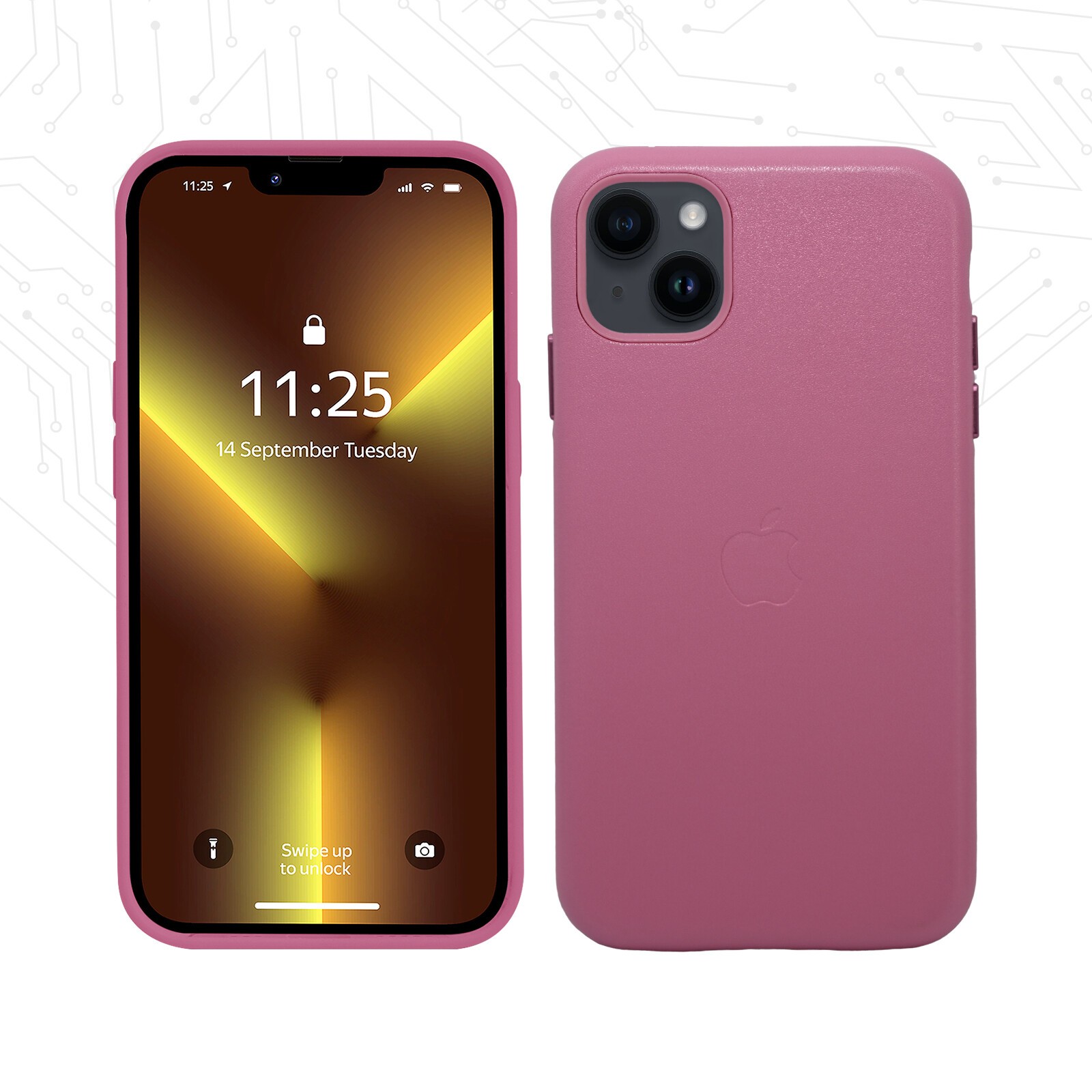 Funda de cuero para iPhone 13 / Mini / Pro / Max original - en 20 colores