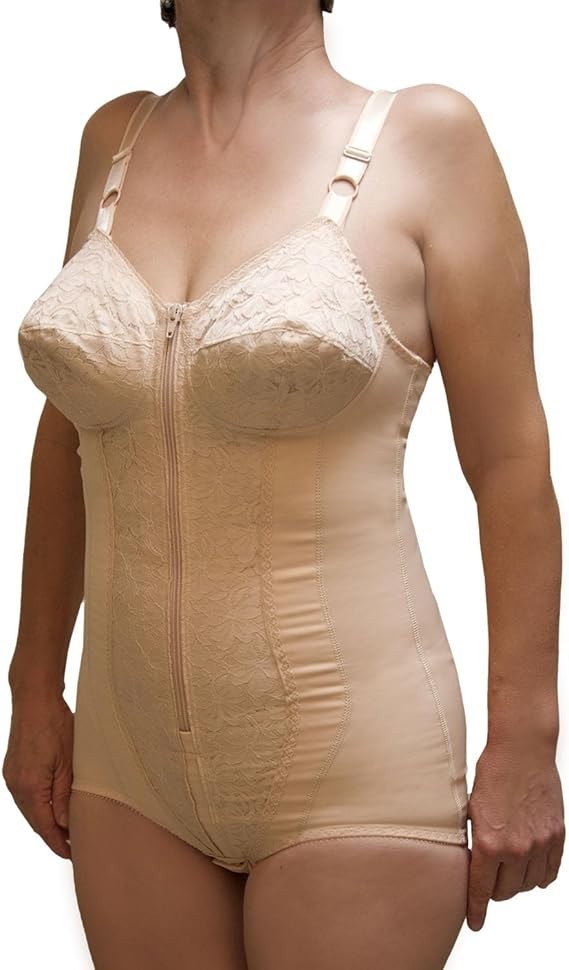 BODYPERFECT Orthopedic Compression Bodysuit with Back and Abdomen Support…