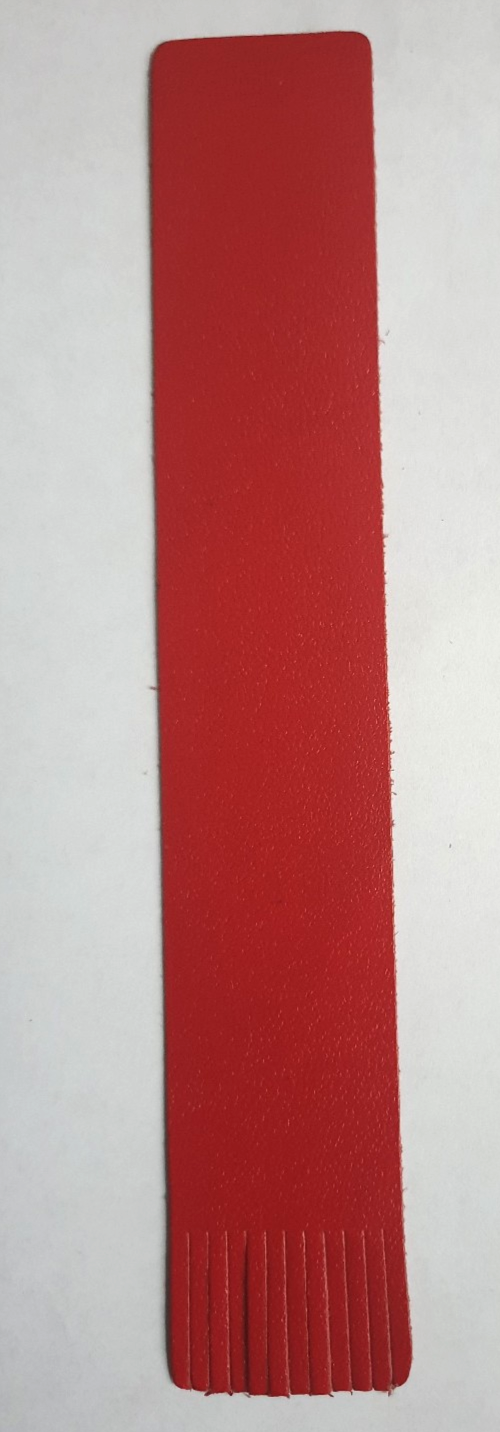 Plain Leather Bookmark Red Navy Blue Glossy Burgundy Gifts x Him Man Her Woman