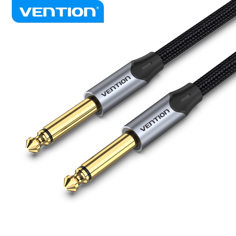 6.5mm Male to Male TRS Stereo Audio Cable 26AWG Hi-Fi Bass Guitar Speaker Amp - Imagen 18 de 19