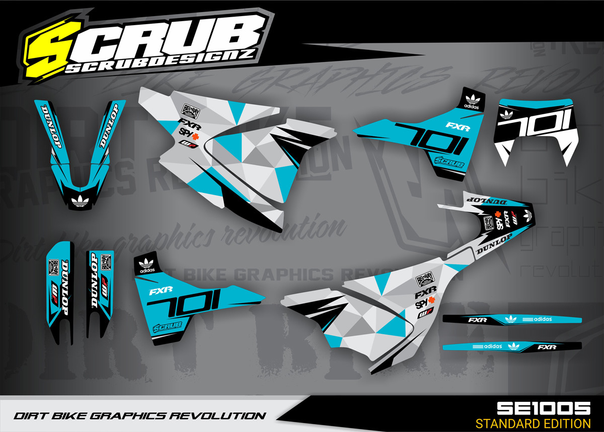 Husqvarna Graphics 701 SM '16 '17 '18 2019 2020 2021 2022 2023 2024 decals SM701