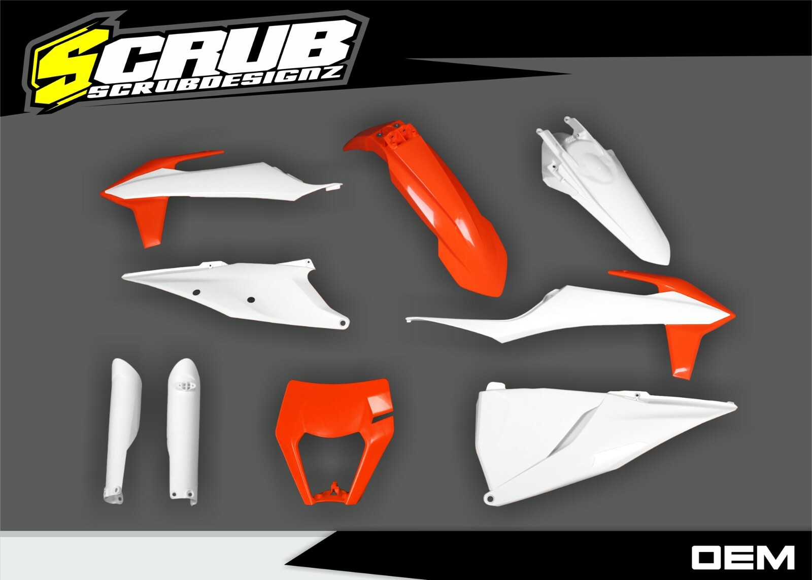 Plastics Kit KTM EXC EXC-F XC-W XCF-W 2020 2021 2022 2023 Enduro Erzbergrodeo