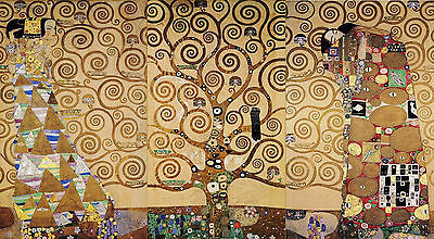 GUSTAV KLIMT THE TREE OF LIFE NOUVEAU GICLEE PRINT FINE CANVAS