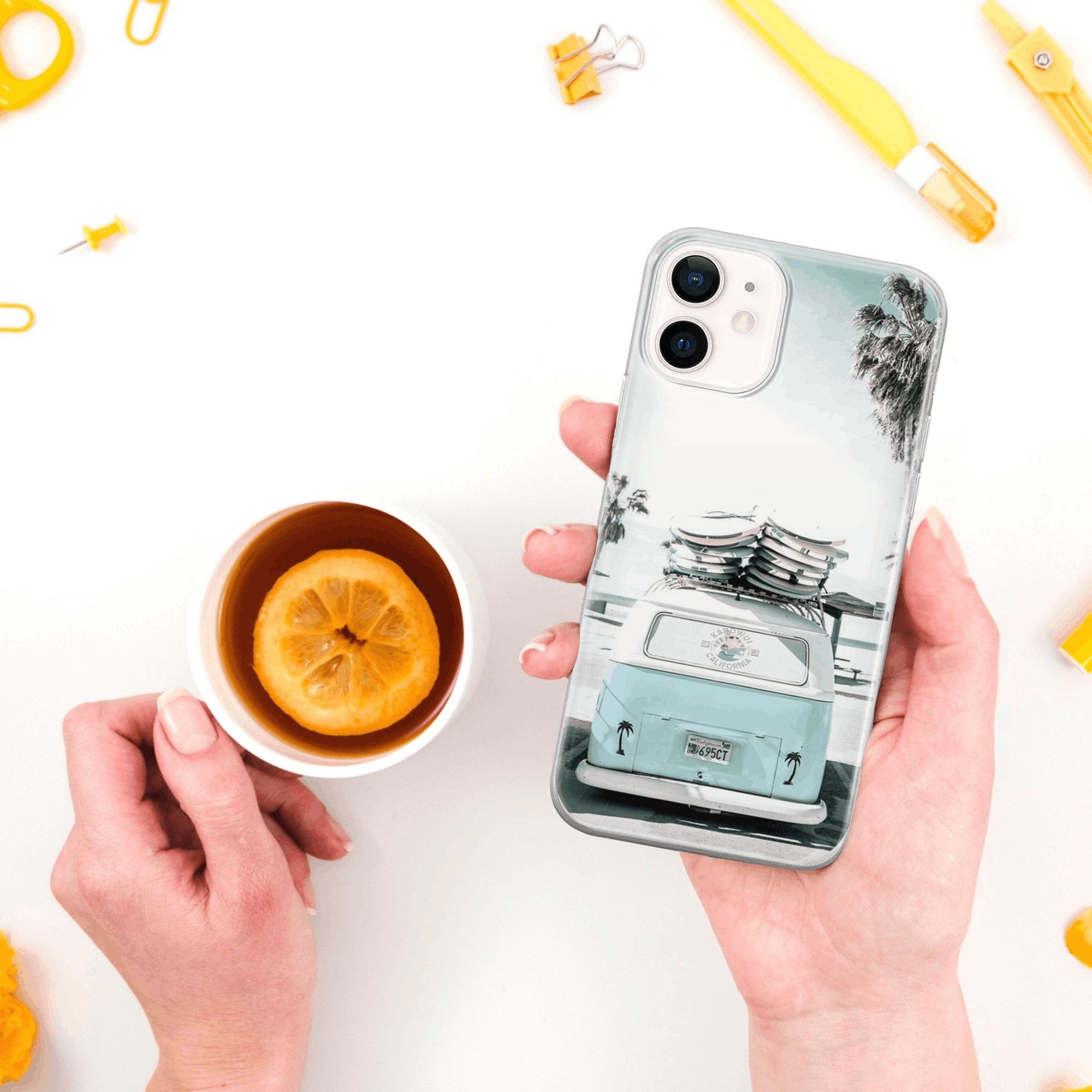 Surfboard Phone case for Apple iPhone 15 14 13 12 11 Xr SE Clear Rubber Slim - Zdjęcie 12 z 13