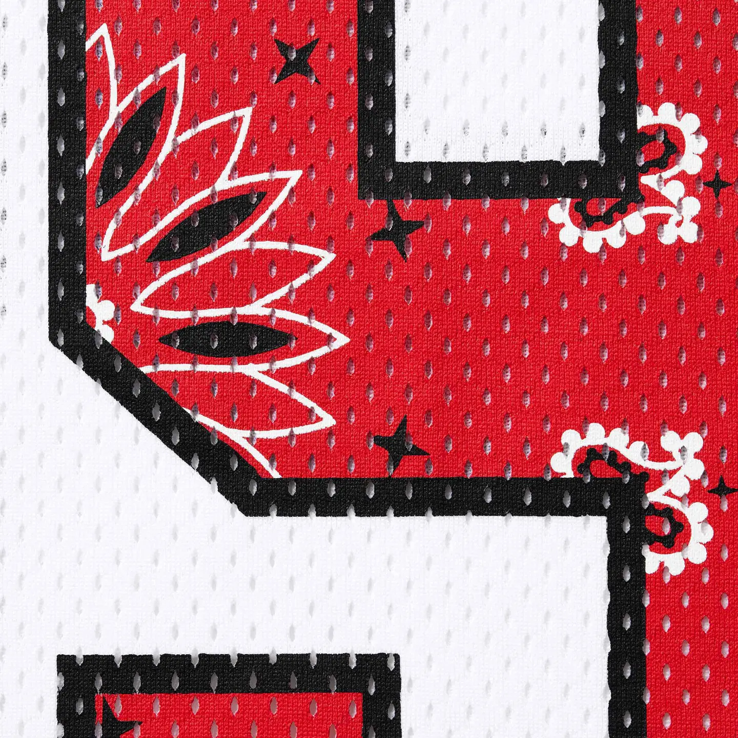 Supreme Bandana Football Jersey Black White Blue 3colors SS25