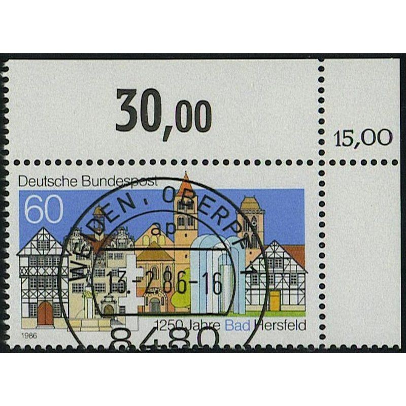 Federal Republic of Germany 1986, Mich.-No.: 1271, stamped corner edge KBWZ…