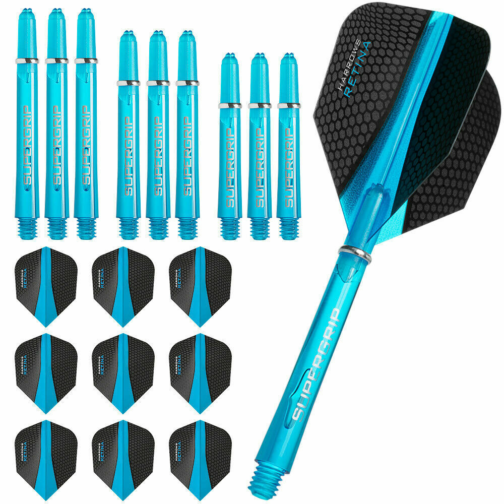 Dart Shaft Harrows Supergrip S - Polycarbonate Stems With Machined Rings, Short 35mm (3 Sets) Harrows Supergrip Short 35mm Polycarbonate Dart Stems