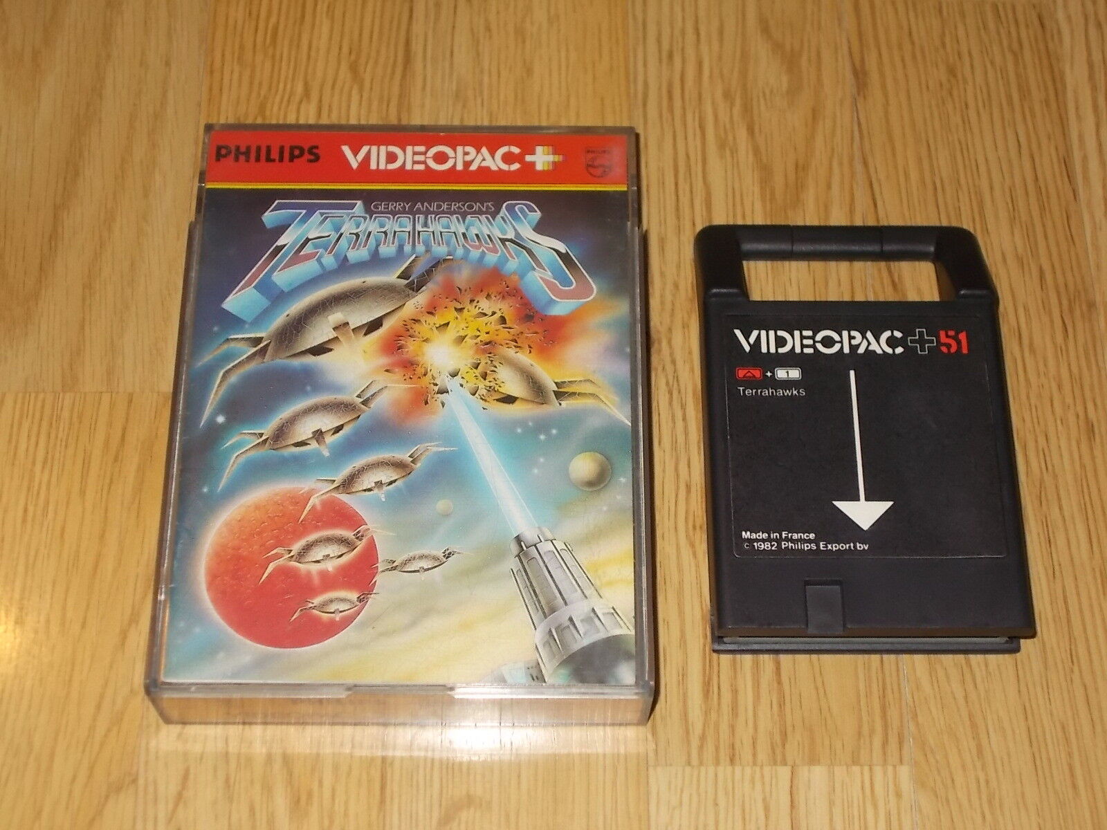 Jeu Vidéo Philips Videopac G7000 N°12 - Take The Money And Run - Boîte Carton Vintage (PAL)