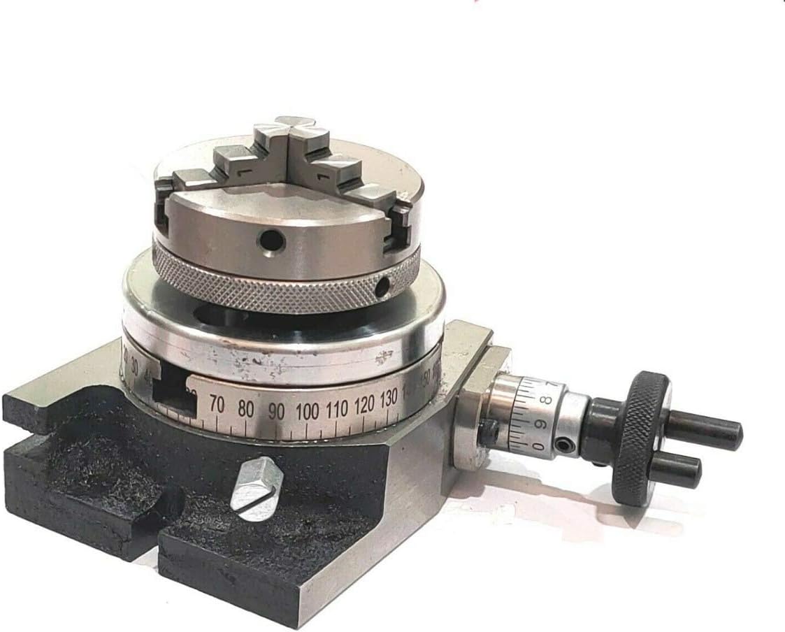 3" / 80 mm normaler Drehtisch mit kleinen Spannfuttern und Rückenplatte - Bild 19 von 21