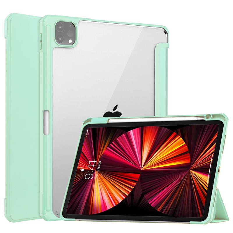 Smart Case for iPad Pro 11 in Slim Stand Clear Back Shell Cover Auto Wake Sleep - Picture 32 of 49