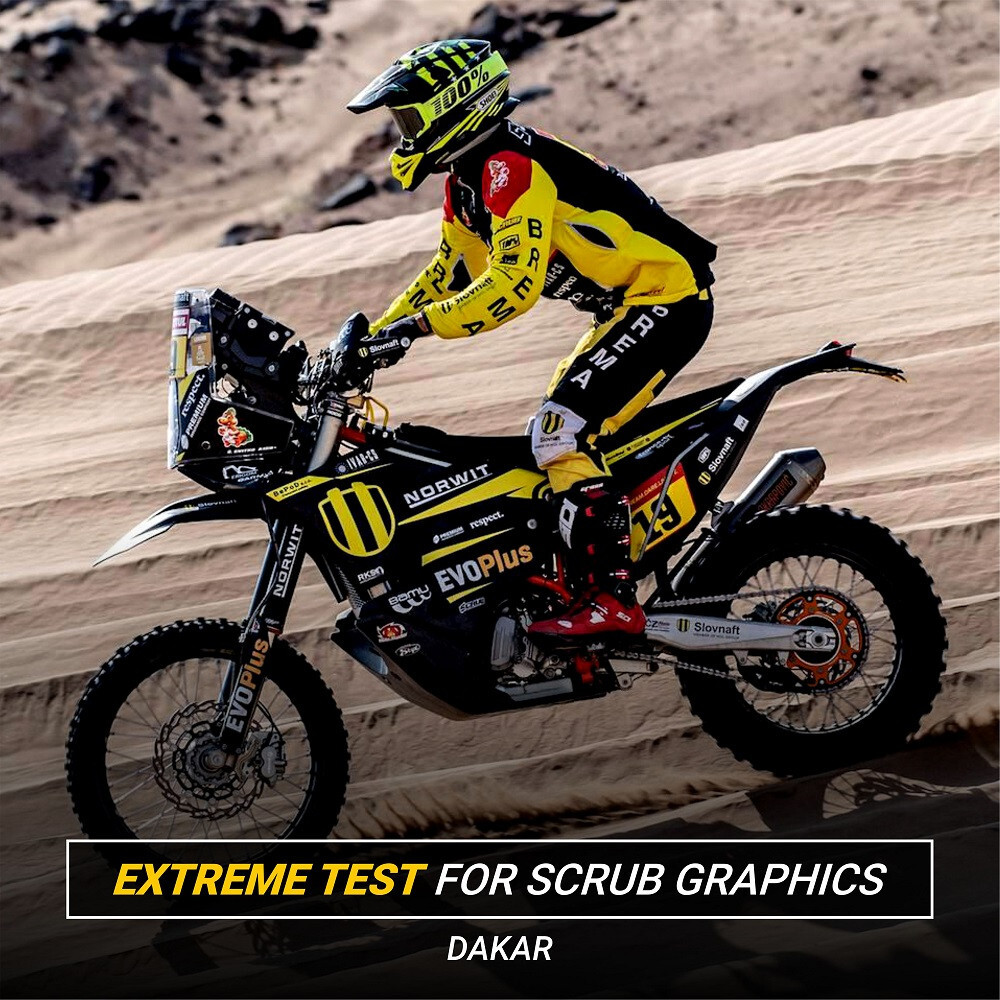 KTM Graphics SX SXf 125 150 250 350 450 - 2016 2017 2018 Decals SCRUB