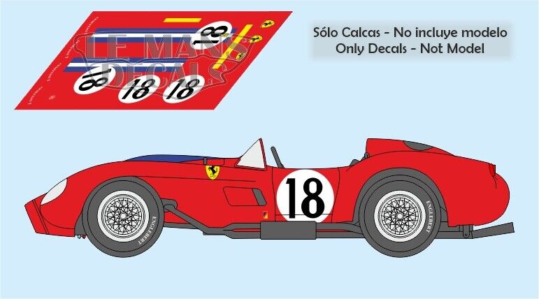 Ferrari 250 TR Le Mans 1958 1/18 Amalgam