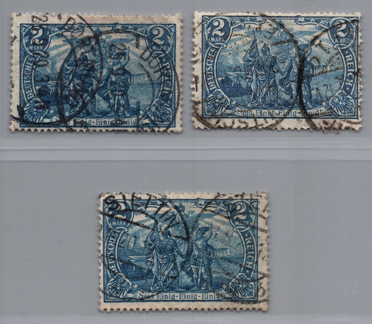 German Reich Lot Michel number 95BII, stamped