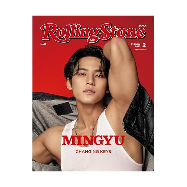 Rolling Stone Japan vol.29 W Cover MINGYU SEVENTEEN Japanese Magazine Music JP