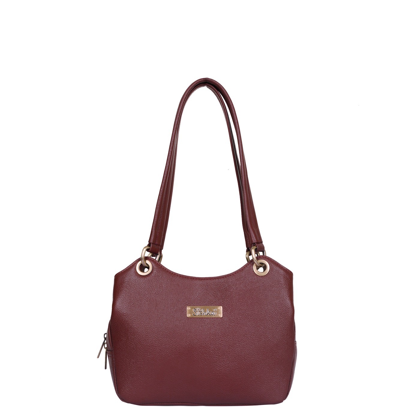 Women’s Genuine Leather Shoulder Bag – Classic Tote Purse with Top Handle