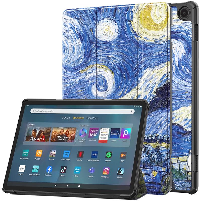 Leather Case for Amazon Fire Max 11 2023 13th Generation Flip Smart Stand Cover - Picture 30 of 38