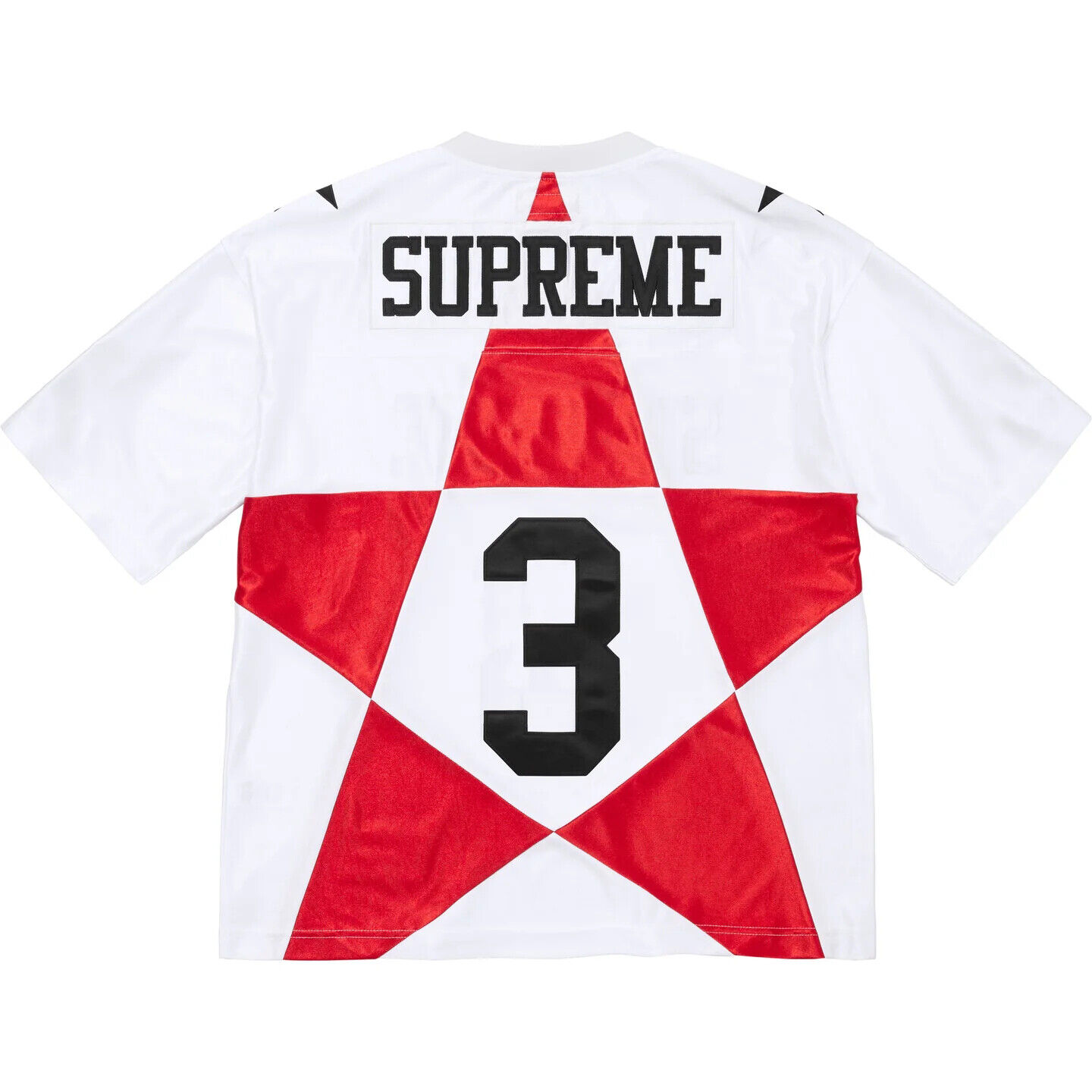 Supreme Star Football Jersey Black White Gold Dark Green 4colors