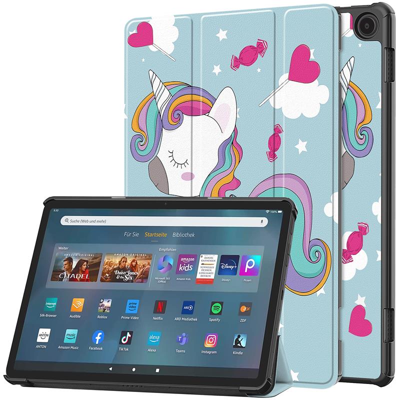 Leather Case for Amazon Fire Max 11 2023 13th Generation Flip Smart Stand Cover - Picture 37 of 38