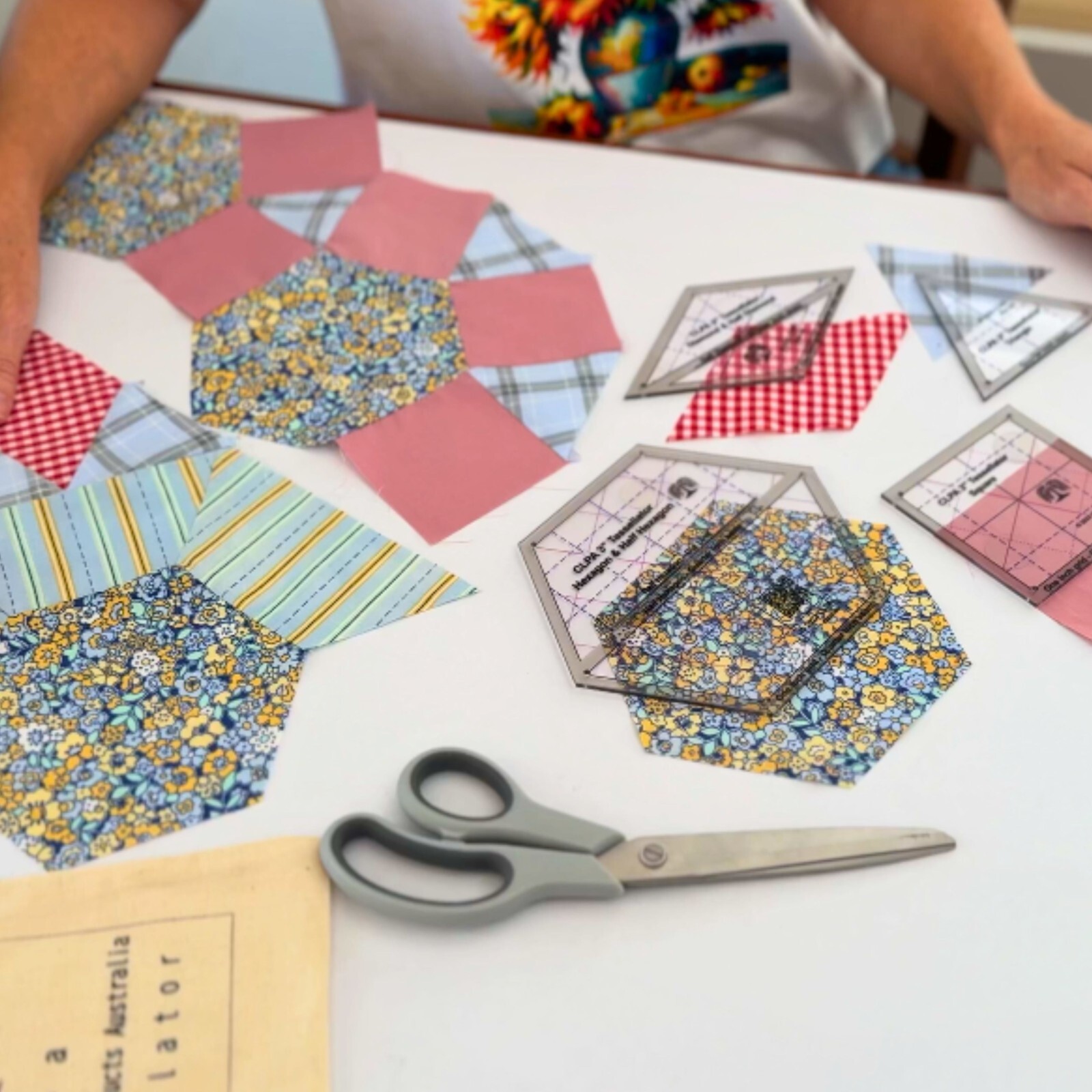 CLPA 6" Tessellation Set — Transparent Quilting Templates