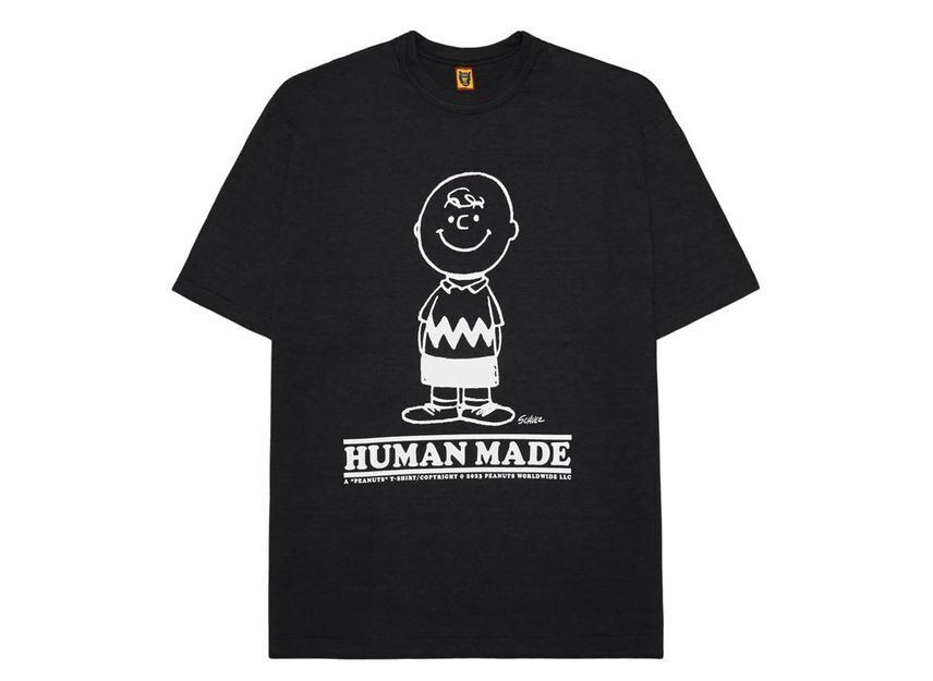 HUMAN MADE Peanuts T-Shirt #2 Black White 2colors Size S-3XL | eBay UK