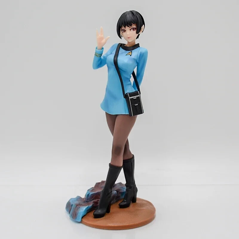 STAR TREK animated series figurines Vulcan Spock Nyota Uhura glamor PVC models