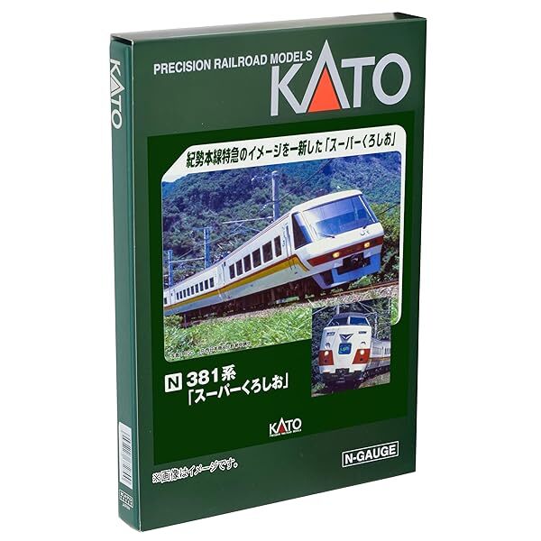 KATO N Gauge 381 SERIES ""SUPER KUROSHIO"" Basic Set (6-Car) 10-1985 Japan NEW JP