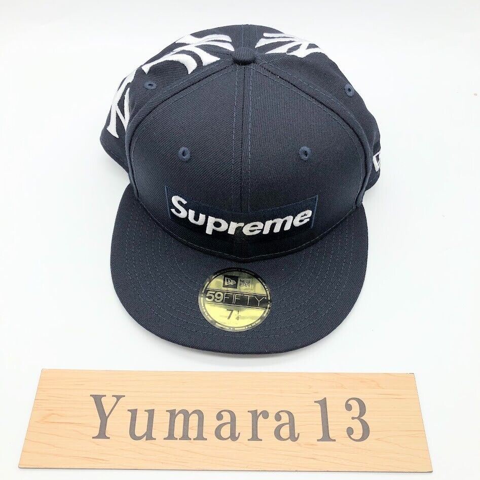 Supreme Yankees New Era Box Logo Beanie Fitted Hat Supreme X Ny