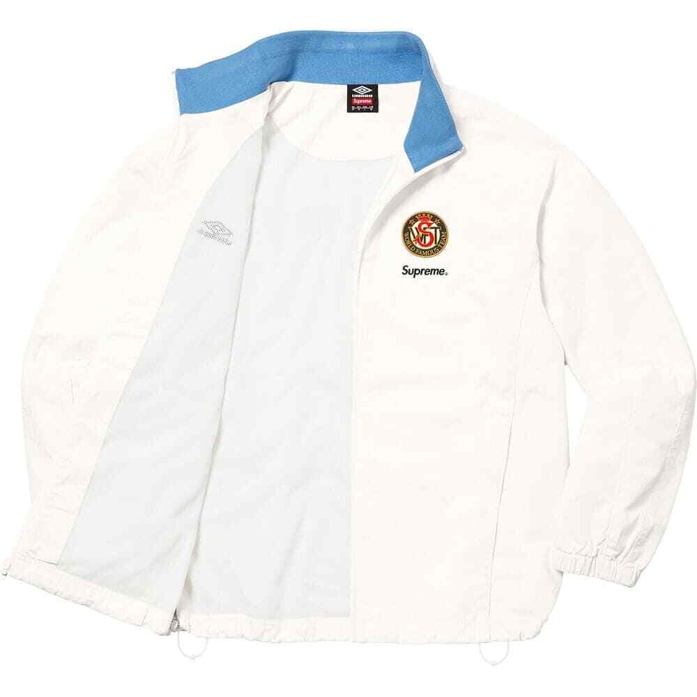 Supreme Umbro Cotton Ripstop Track Jacket Black White Red 3colors