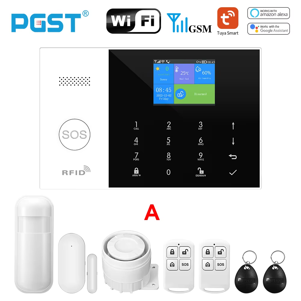 Tuya WiFi GSM Wireless Home Alarm System | Smart Security with App