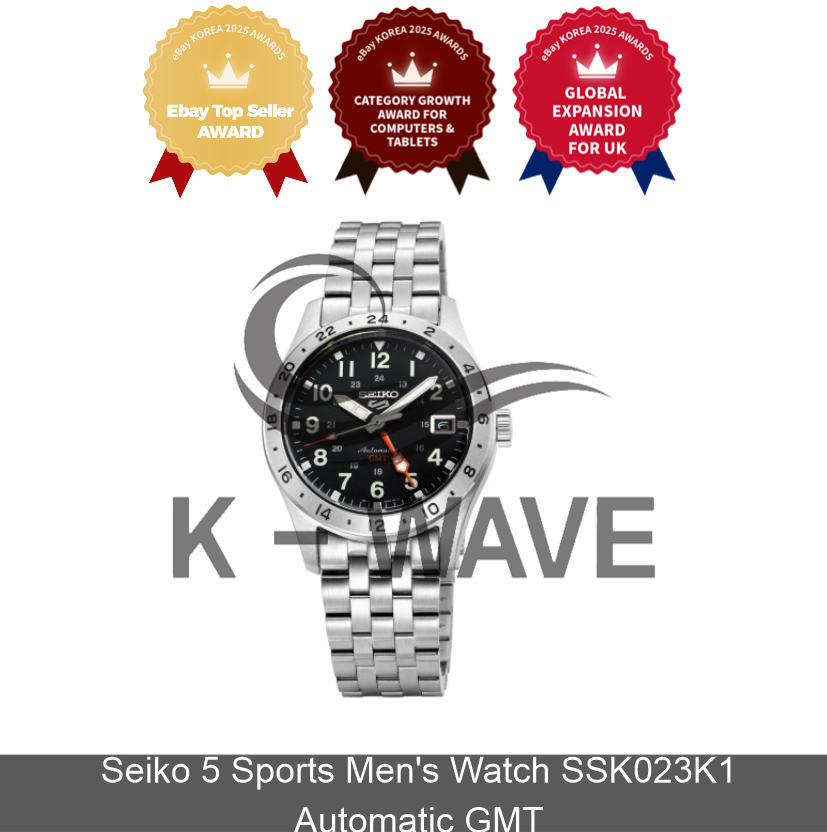 Seiko 5 Sports Herrenuhr SSK023K1 Automatik GMT Express / Original