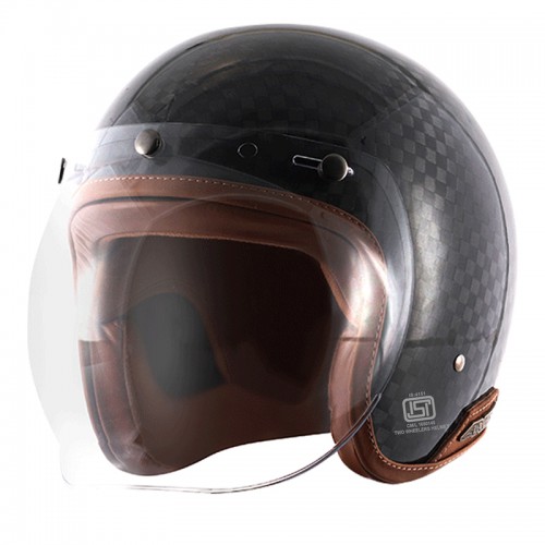 AXOR “ JET CARBON ” Motorcycle Helmets with Bubble Visor ( DOT & ECE... - Bild 11 von 26