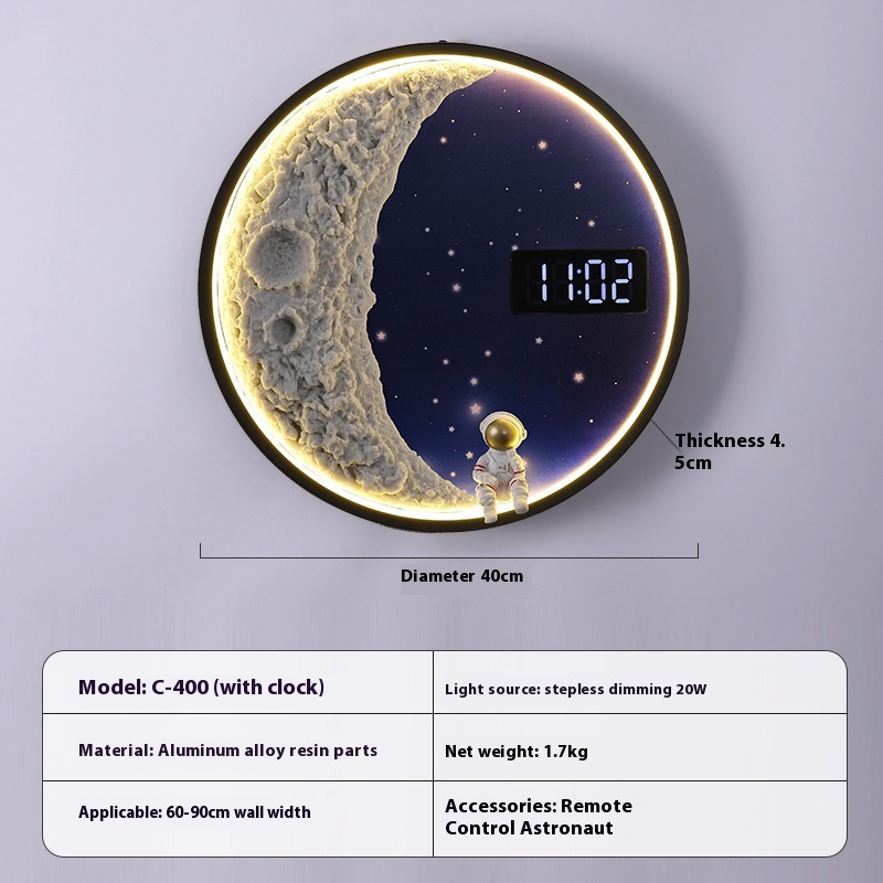 Moon Lamp Background Wall Modern Minimalist - Bild 10 von 11