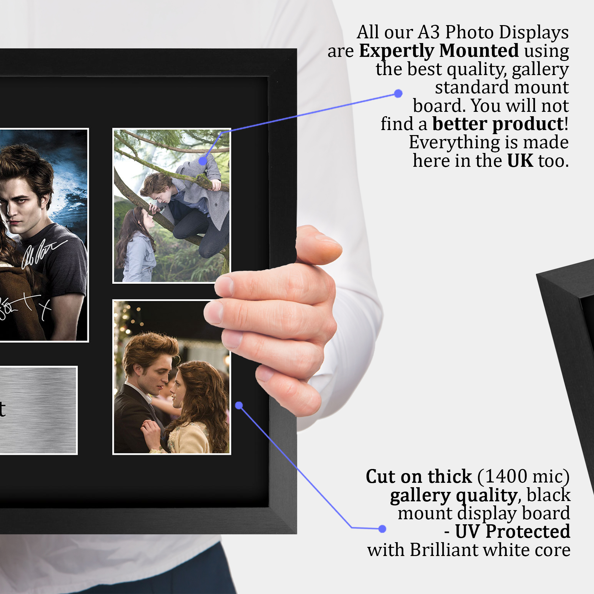 Crepúsculo Ideal Regalo Impreso Enmarcado Autógrafo Imagen para Películas Memorabilia Fans - Imagen 87 de 91