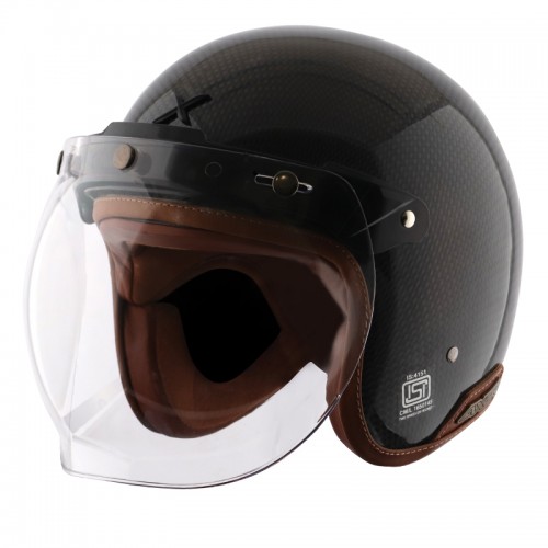 AXOR “ JET CARBON ” Motorcycle Helmets with Bubble Visor ( DOT & ECE... - Bild 23 von 26