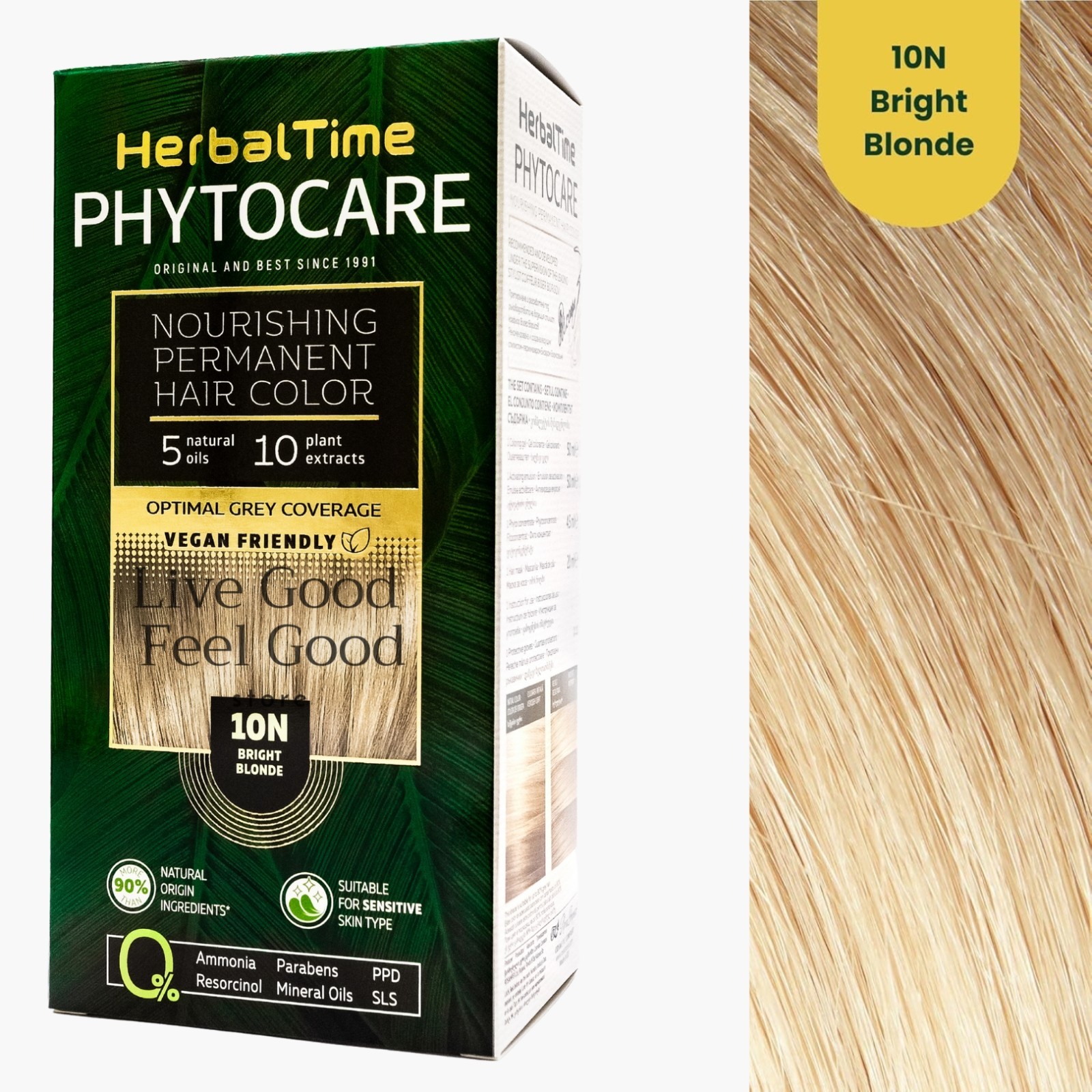 Permanent Hair Dye Ammonia & PPD Free Natural Hair Colour Herbal Time Colorant