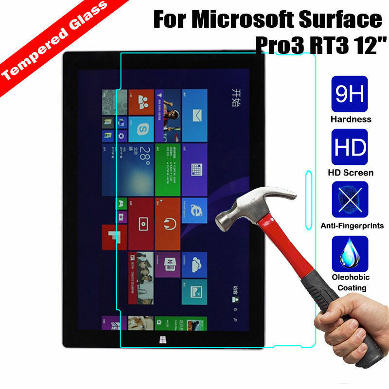 2Pcs For Microsoft Surface Pro 7 6 5 4 3 2 Tempered Glass Screen Protector Cover - Picture 15 of 17
