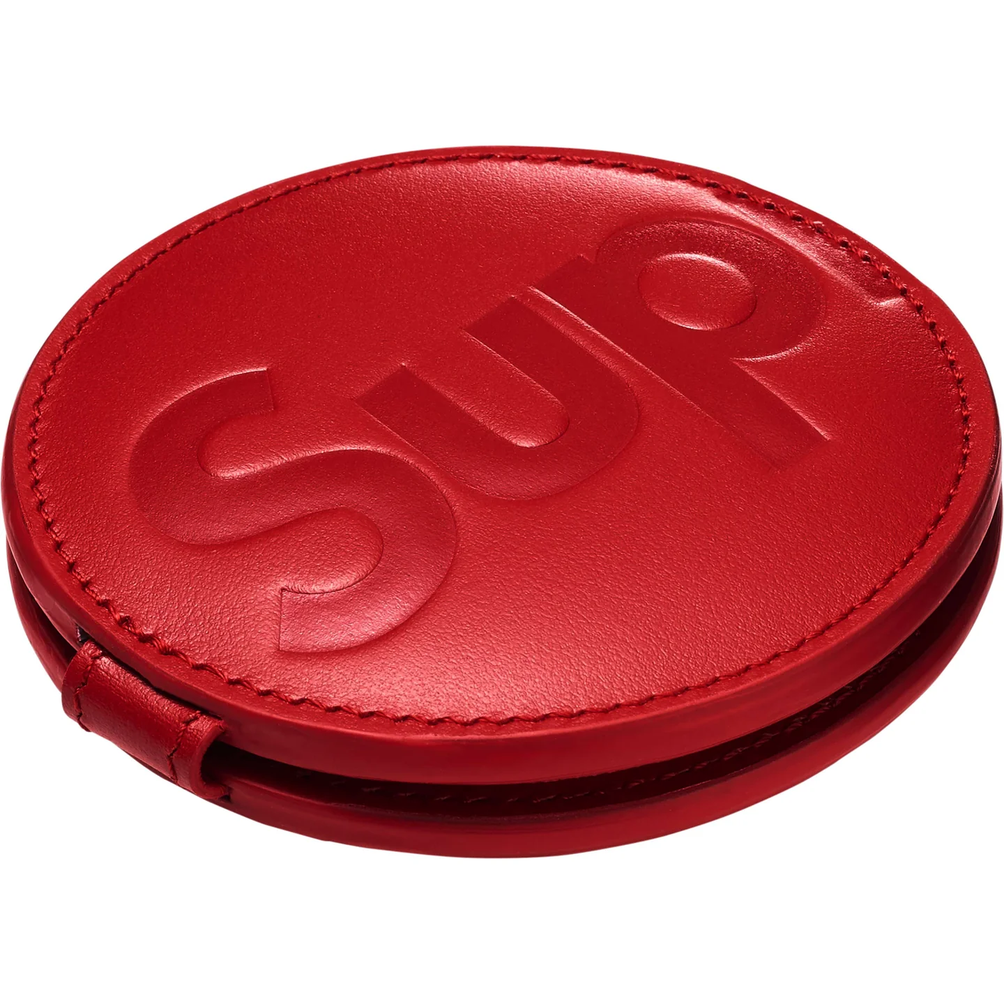メイク道具・化粧小物 Supreme Leather Pocket Mirror \"Snow Camo Supreme Leather Pocket Mirror - Buy at Hypeneedz