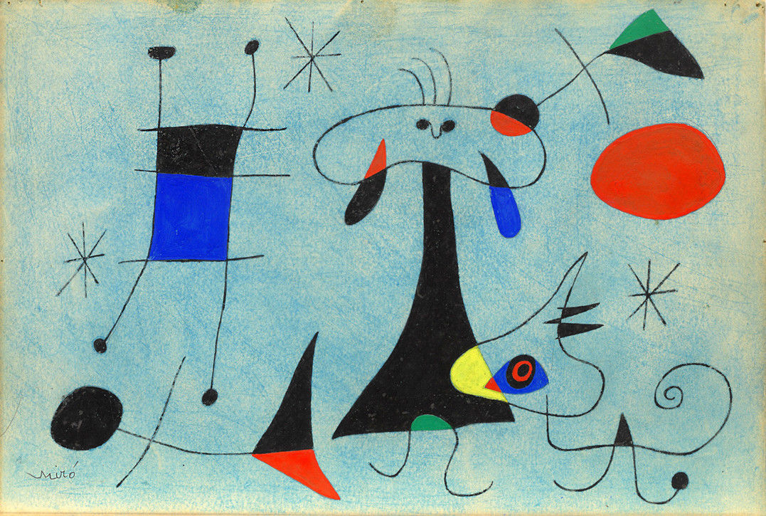 JOAN MIRO THE SUN SURREALISM ART GICLEE PRINT FINE CANVAS