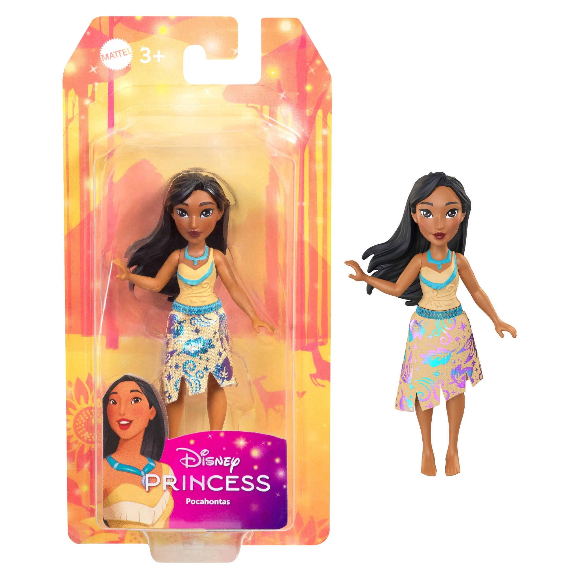Mattel Disney Princess & Frozen 9 cm mini bambola articolata nuova scegli modello - Foto 58 di 76