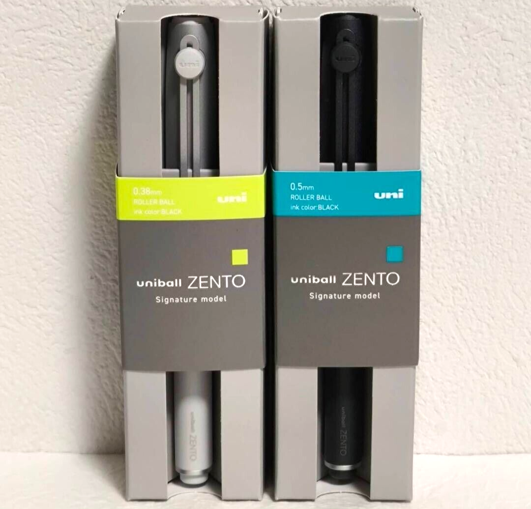 MITSUBISHI PENCIL uniball ZENTO Signature Model Gold Silver Black