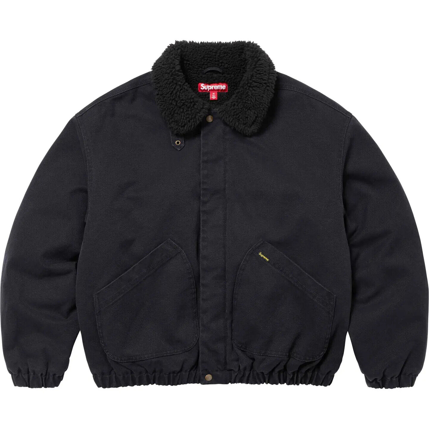 Supreme Faux Shearling Lined Bomber SUPREME FAUX SHEARLING LINED BOMBER JACKET DENIM - JD BOY