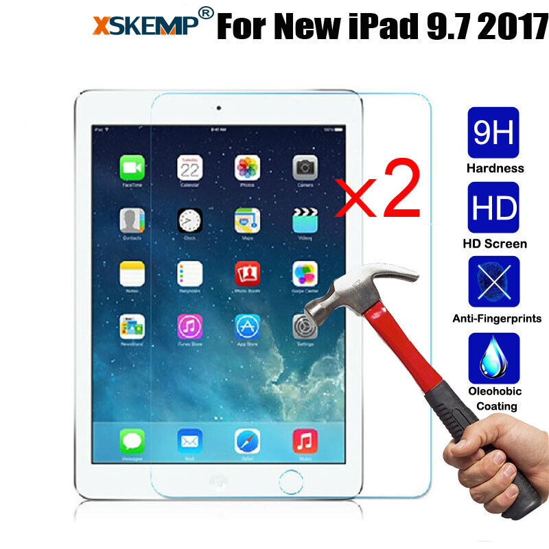 2PCS Tempered Glass Screen Protector Clear For iPad 10th 9th 8th 7th 6 5th Gen - Picture 18 of 19