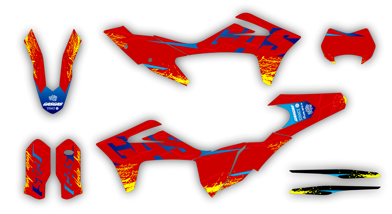 GasGas EC ECF 2021 2022 2023 250 300 350 Graphics Decals Stickers