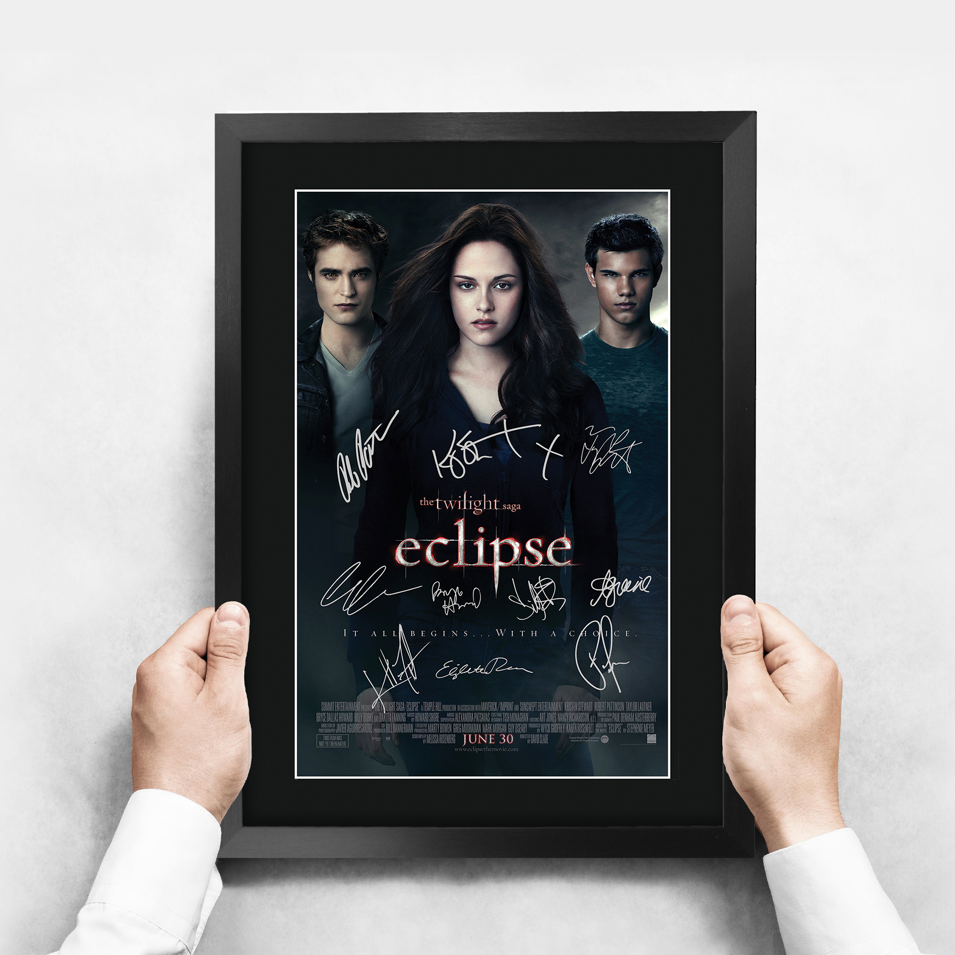 Crepúsculo Ideal Regalo Impreso Enmarcado Autógrafo Imagen para Películas Memorabilia Fans - Imagen 36 de 91