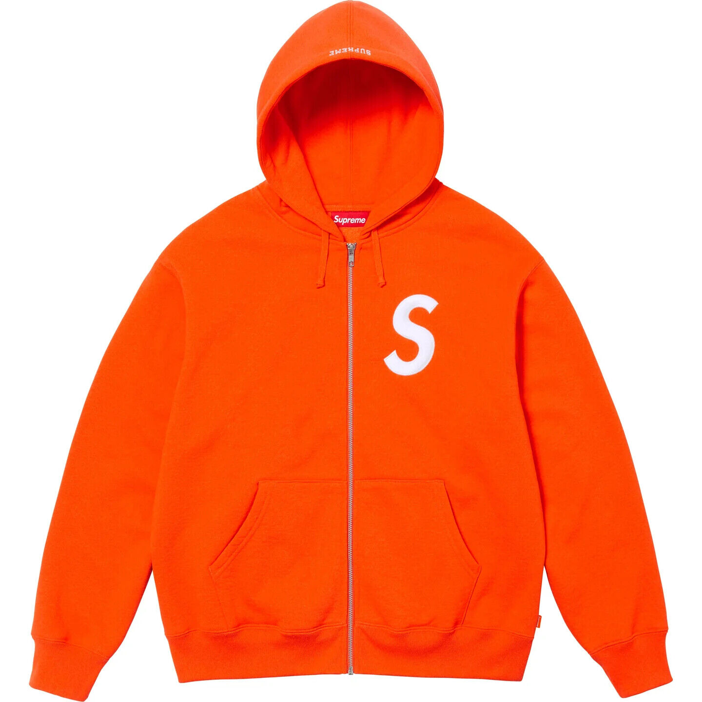 Supreme S Logo Zip Up Hooded Sweatshirt FW24 6colors | eBay UK