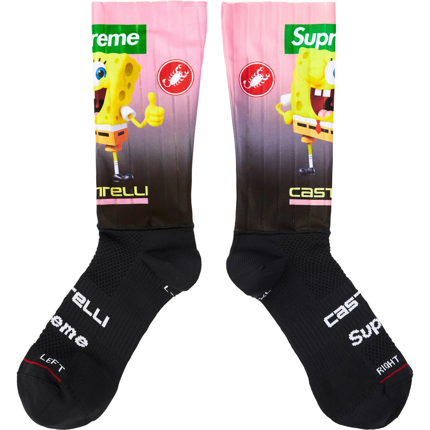 Supreme®/SpongeBobCastelli® Cycling Sock Supreme x SpongeBob SquarePants Castelli Cycling Sock 2colors SS25