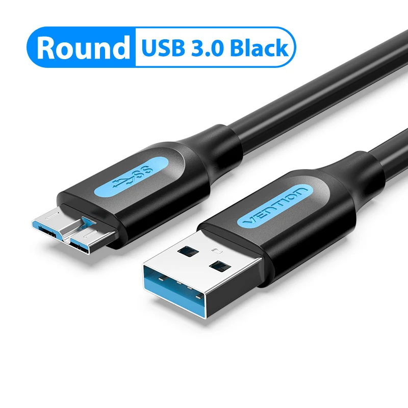 USB 3.0 Micro Cable USB A to Micro B Charger For Samsung S5 Note 3 WD Hard Drive
